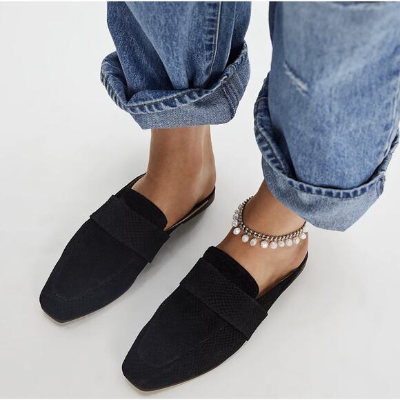 Free People At Ease Embossed Loafers Size 9 - Picture 1 of 5